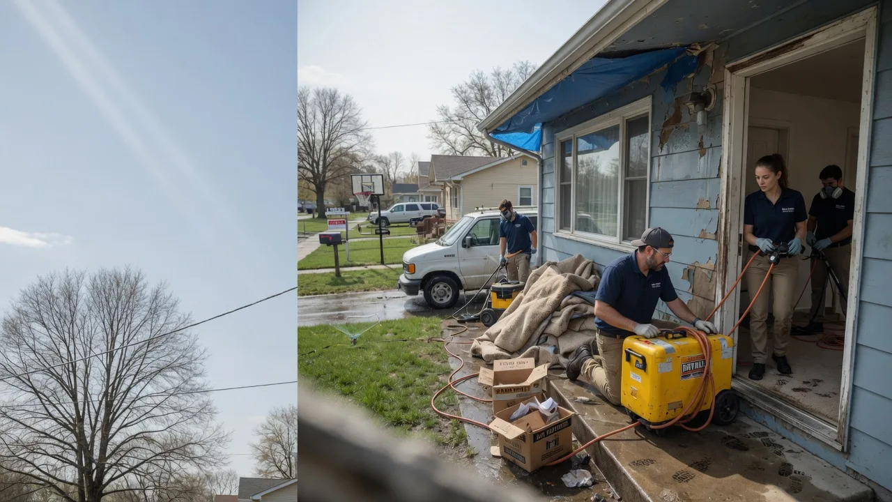 Basement Flood Cleanup in Crowder, OK near me